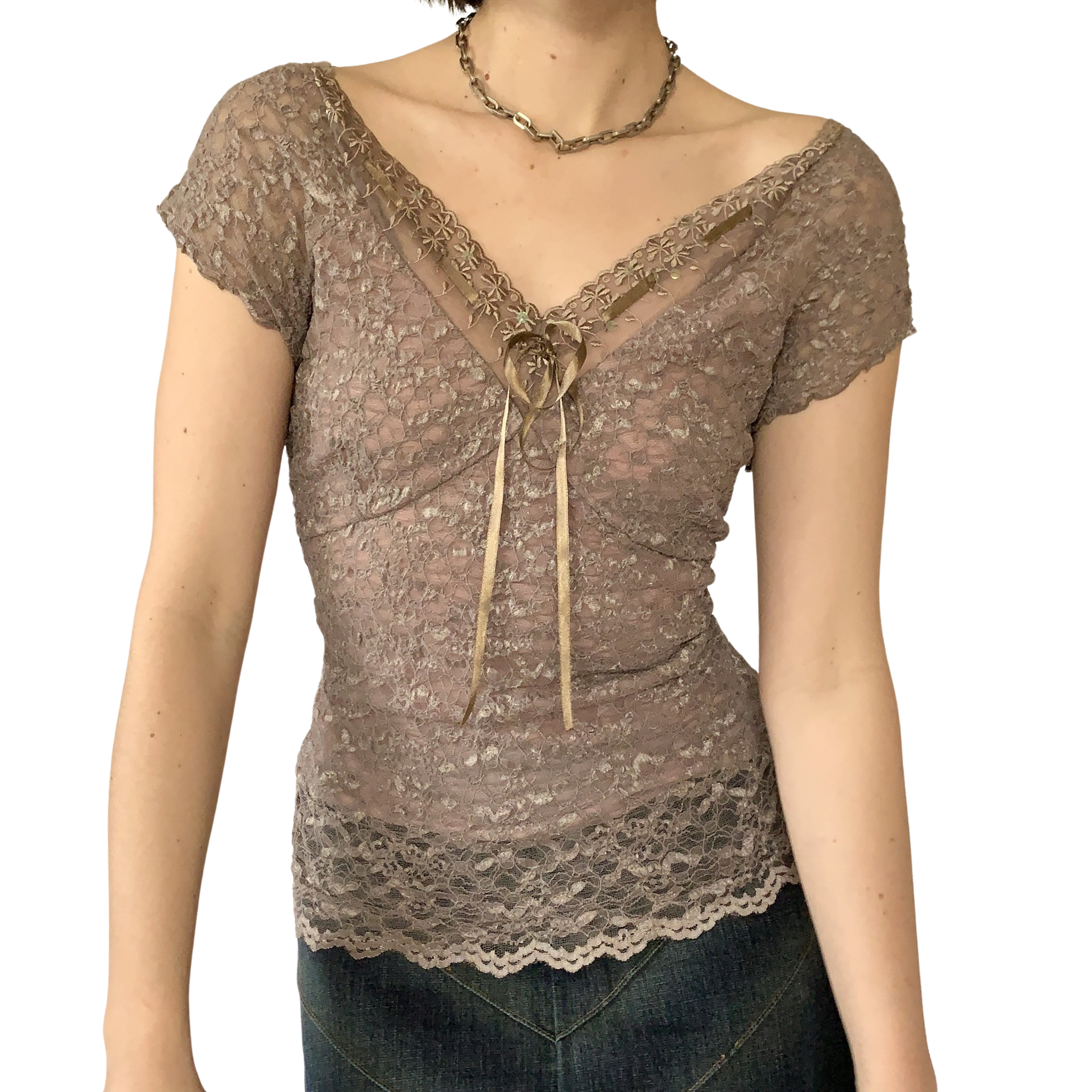 Boho Fairy Lace Top (L/XL)