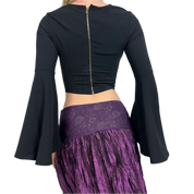 Bebe Batwing Crop Top (XS)