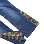 Y2K camo flare jeans (12/14)