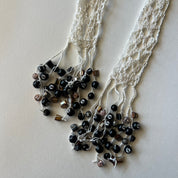 8-Ball Beaded Fringe Scarf