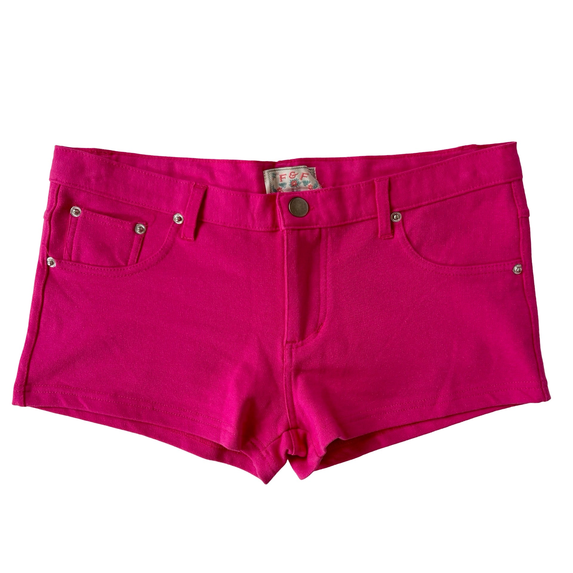 Y2K Hot Pink Micro Shorts (S)