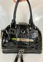 Guess Croc Print Faux Leather
Shoulder Bag