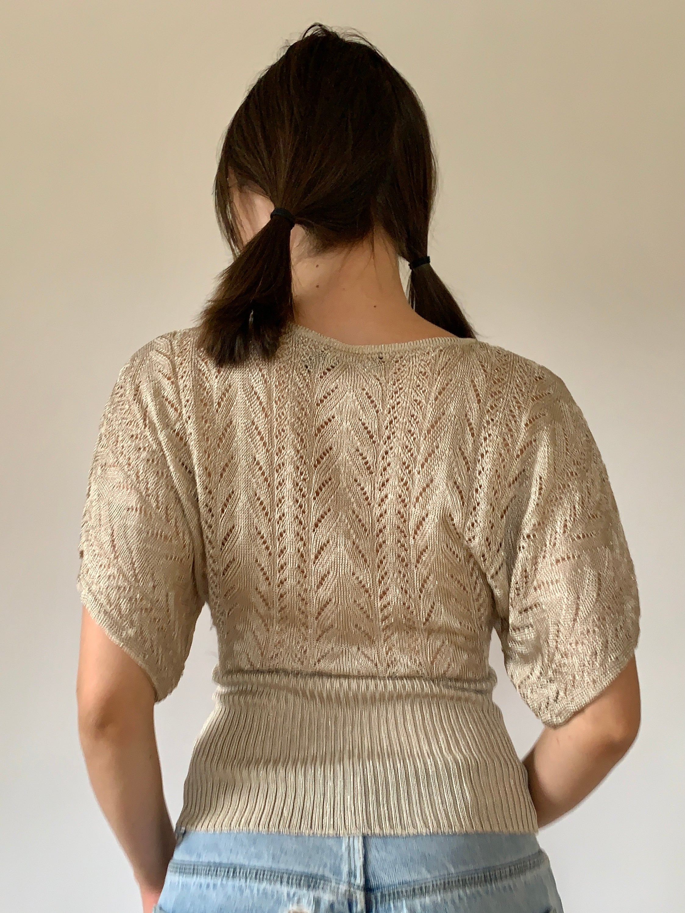 Y2K Knit Top (XS)