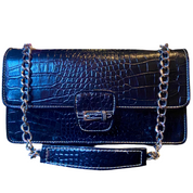 Vintage 2000's LIZ CLAIBORNE purse Croc Embossed...