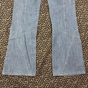 Diesel Stitching Detail Flare Jeans (S)