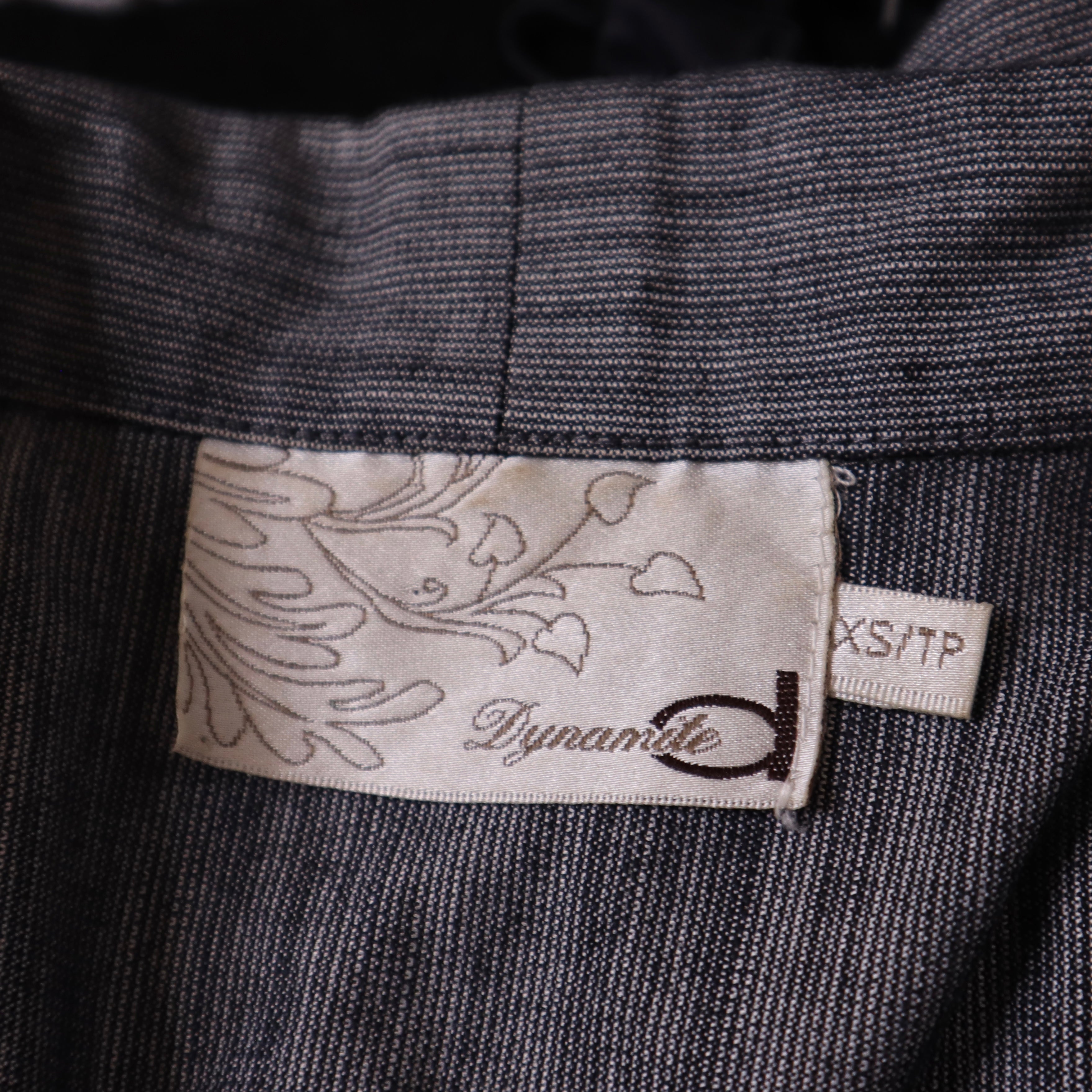 Y2K Grey Bow Short Sleeve Blazer (XS)
