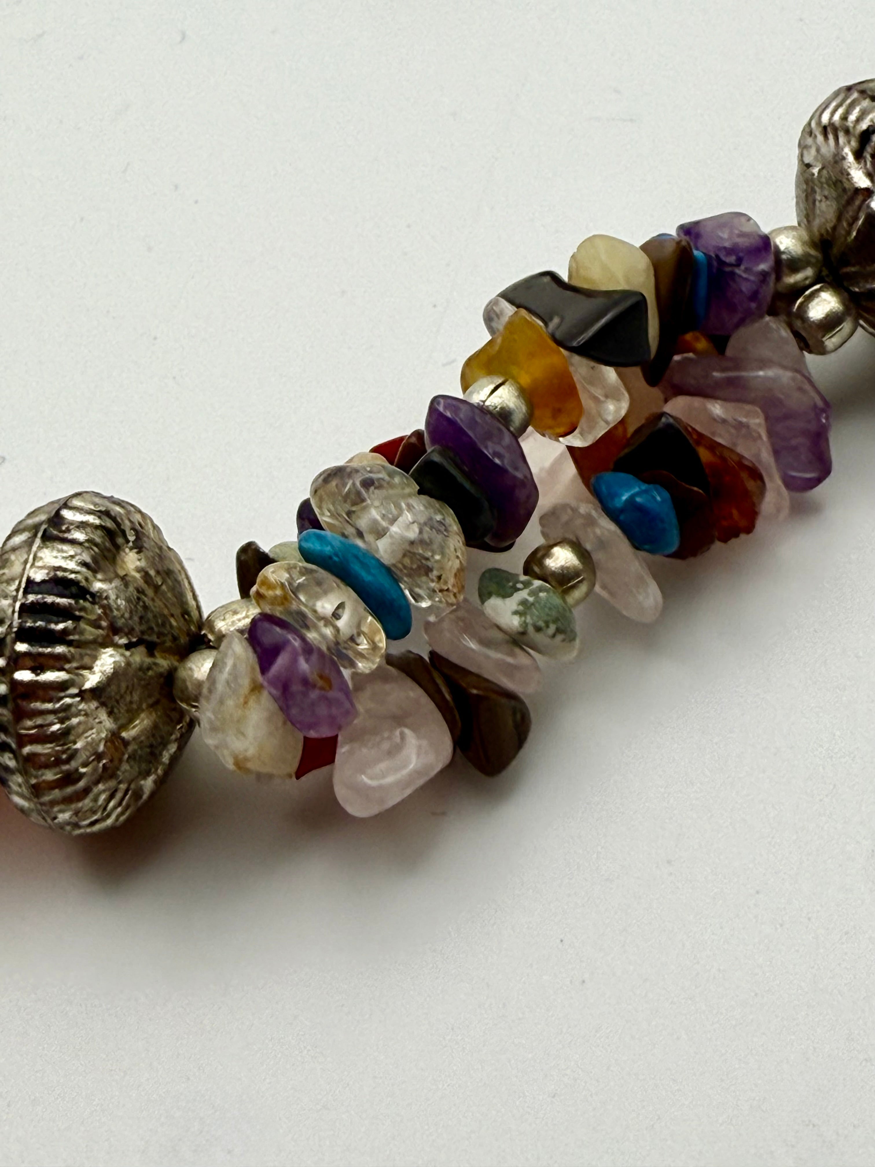 Multicolor Gemstone Beaded Necklace Set