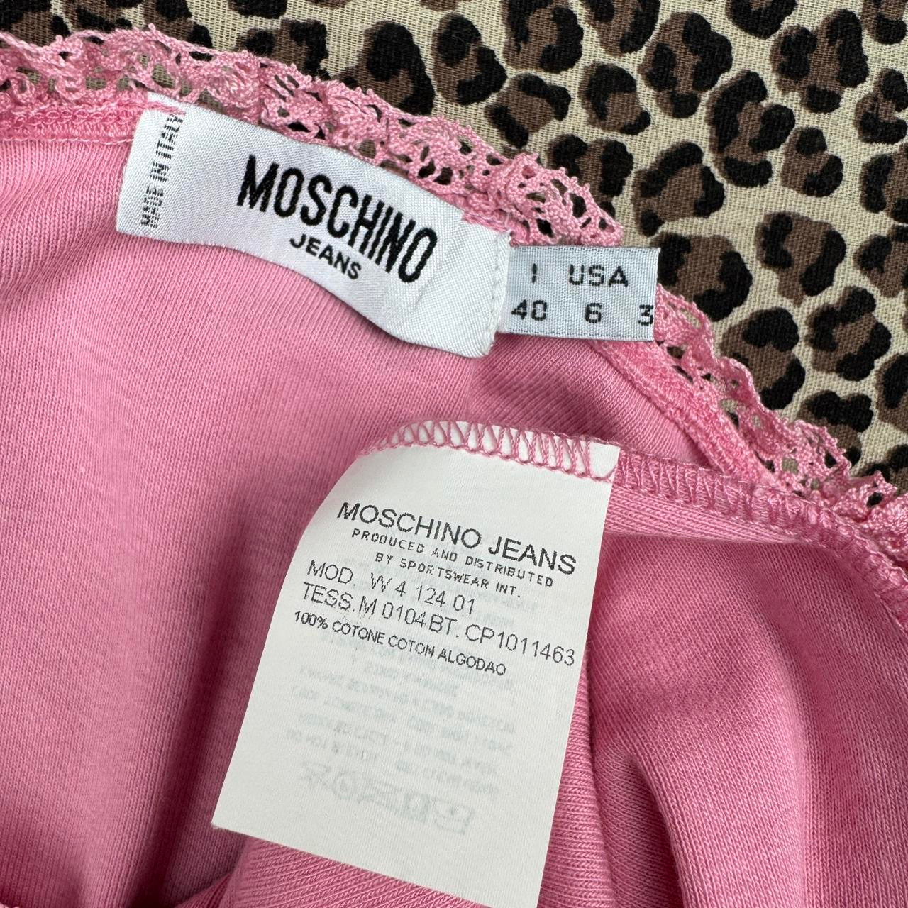 Moschino Jeans Sequin Lips Tank (XS/S)