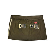 Diesel Khaki Sporty Mini Skirt (XS/S)