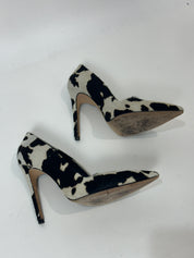 Vintage Calfhair Cow Print Heels (8)