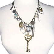 Mixed Metal Buddha Charm Necklace