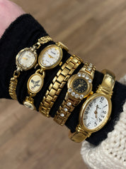 Classic Gold Cuff Watch