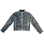 Gunmetal Moto Jacket (M/L)