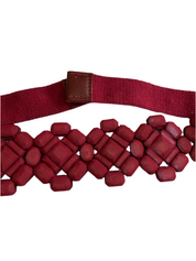 Elastic red belt