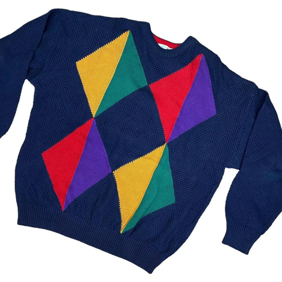 Vintage color hotsell block sweater