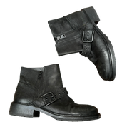 Vintage All Saints Slouch Buckle Ankle Boots (UK 6 EU 39 US 8)