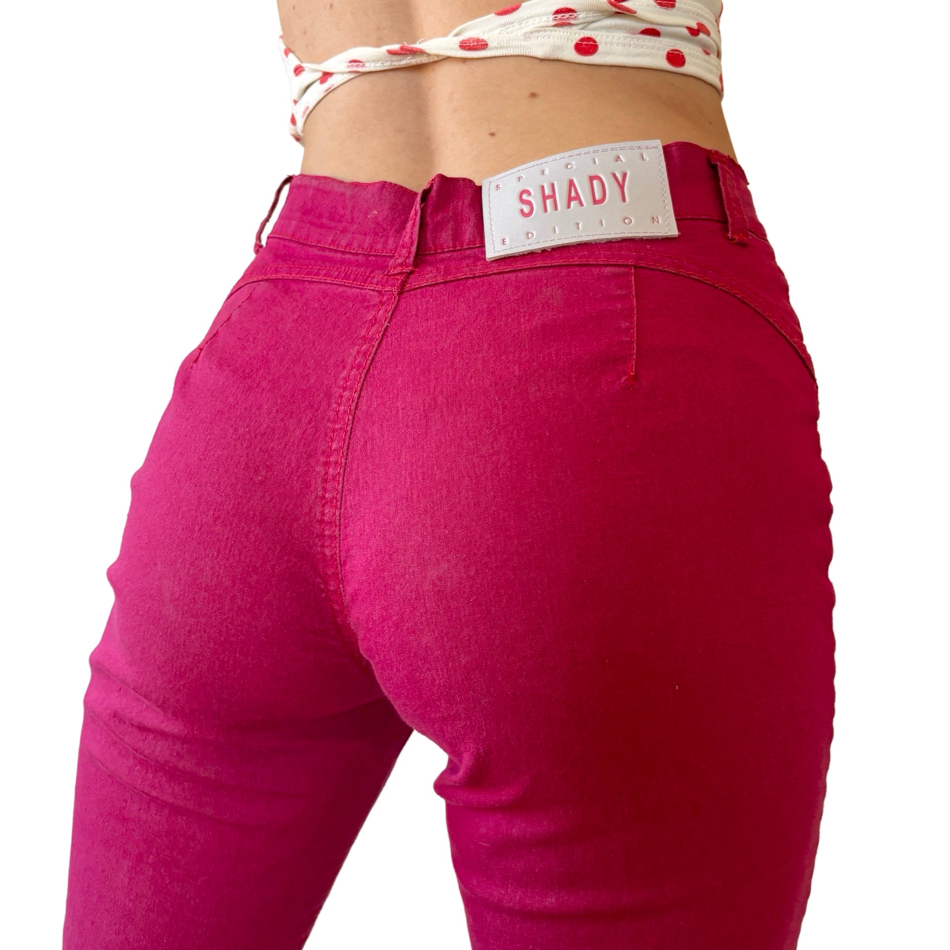 Y2K Magenta Flares (S)