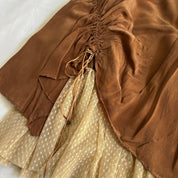 Euro Asymmetrical Ruched Skirt (M)