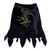 Velvet Whimsigoth Midi Skirt (L)