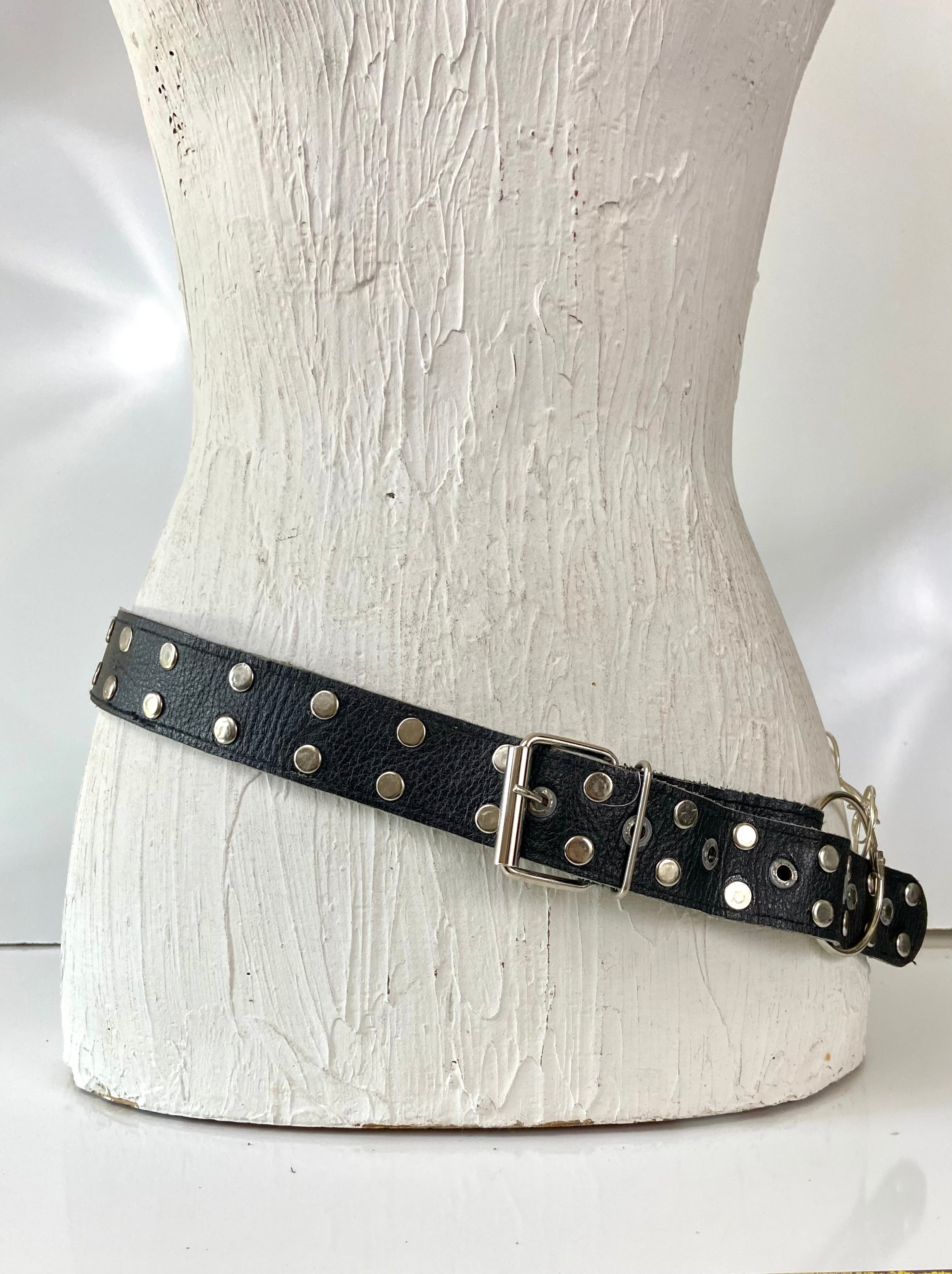 Black and silver chain