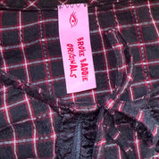Upcycled Flannel Bolero & Mini Skirt Set (S/M)