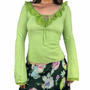 Early 2000s Bell Sleeve Blouse (XS)