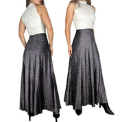 70s Shimmer Maxi Dress & Blazer Set (XS/S)