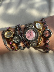 Pretty in Pink Gem Watch