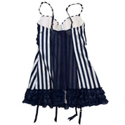 vintage Victoria's Secret "Sexy Little Things" archival Navy Stripe Sailor Costume lingerie (XS/S)