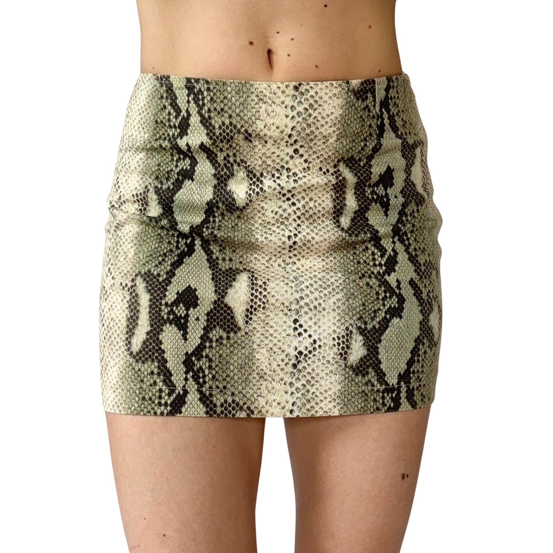2000s Snake Print Mini (XS)