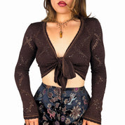 Caché Embellished Knit Bolero (XS)