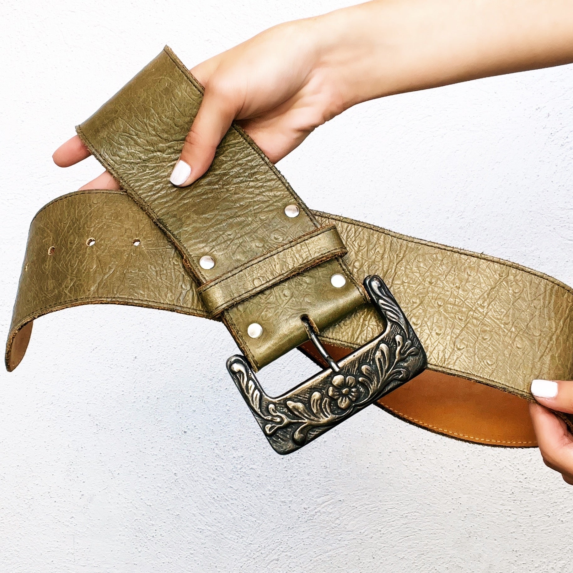 Jumbo Genuine Leather Belt (M)