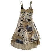 Italian Silk Floral Dress (S)