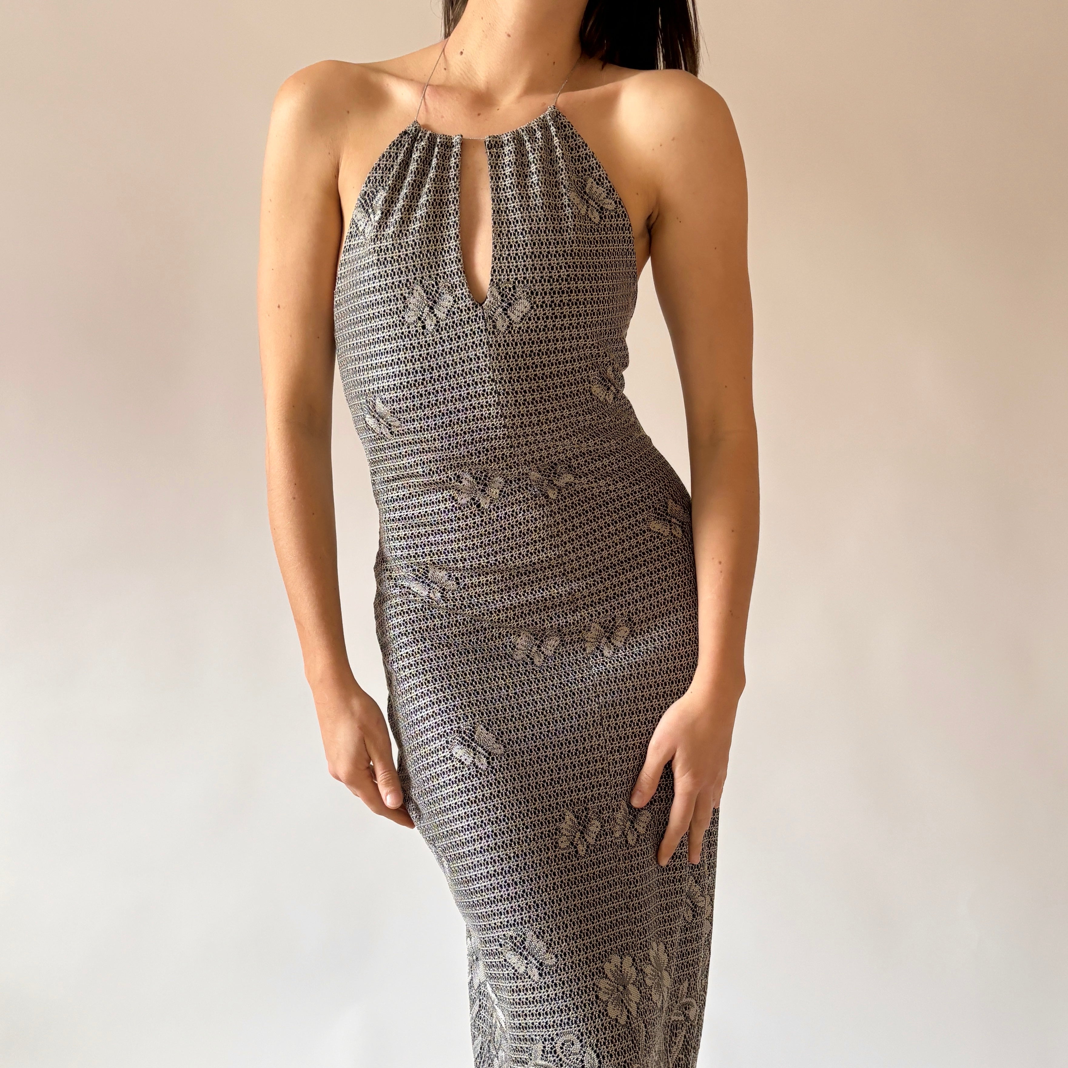 Y2K Butterfly Fringe Dress (S)