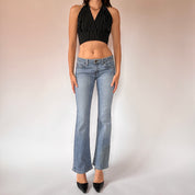 Y2K L.e.i. Low Rise Flare Jeans (XXS/XS)