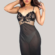 2000s Victoria’s Secret Silk Maxi Slip (S)