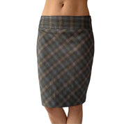 2000s Plaid Pencil Skirt (S)