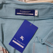Y2K BURBERRY Light Blue Tank Top (S/M)