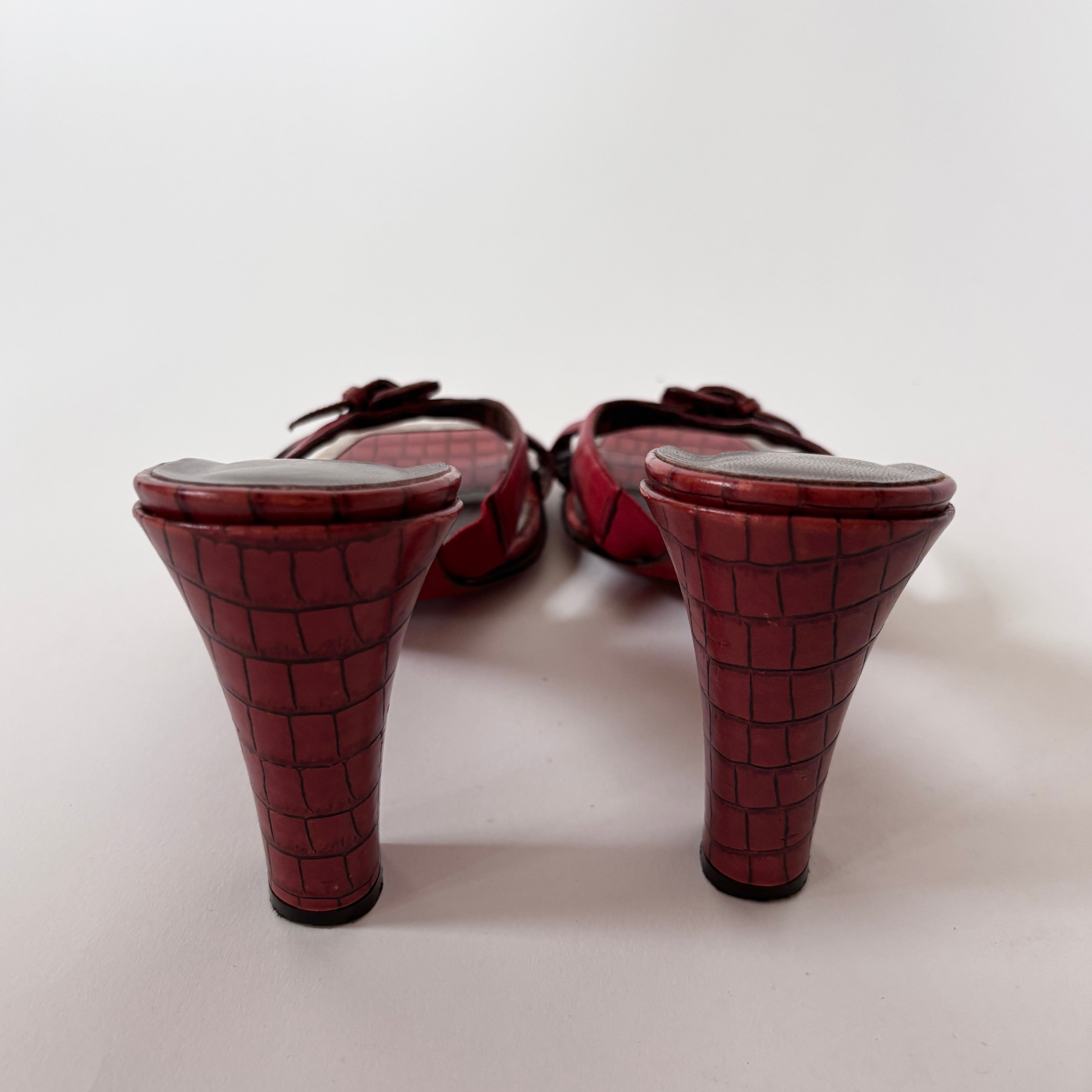 Y2K Buckle Heels (7.5)