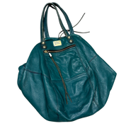 Vintage Diesel Leather Slouch Teal Bag