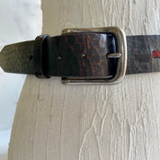 Vintage Martin dingman leather belt