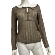 Vintage Whimsygoth Button Shirt (S/M)