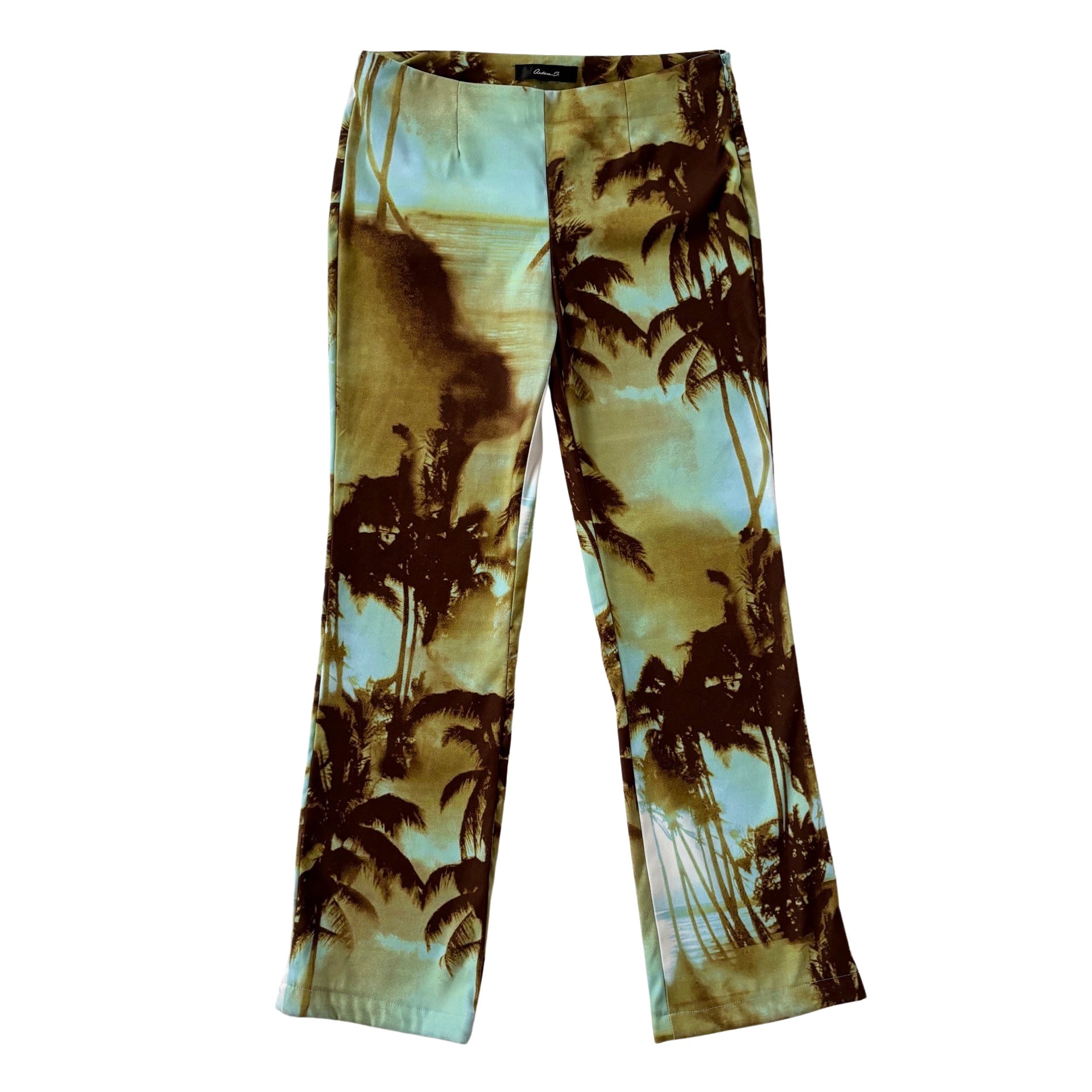 2000s Tropical Print Pants (M)