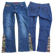 Y2K bongo camo flares (10/12)