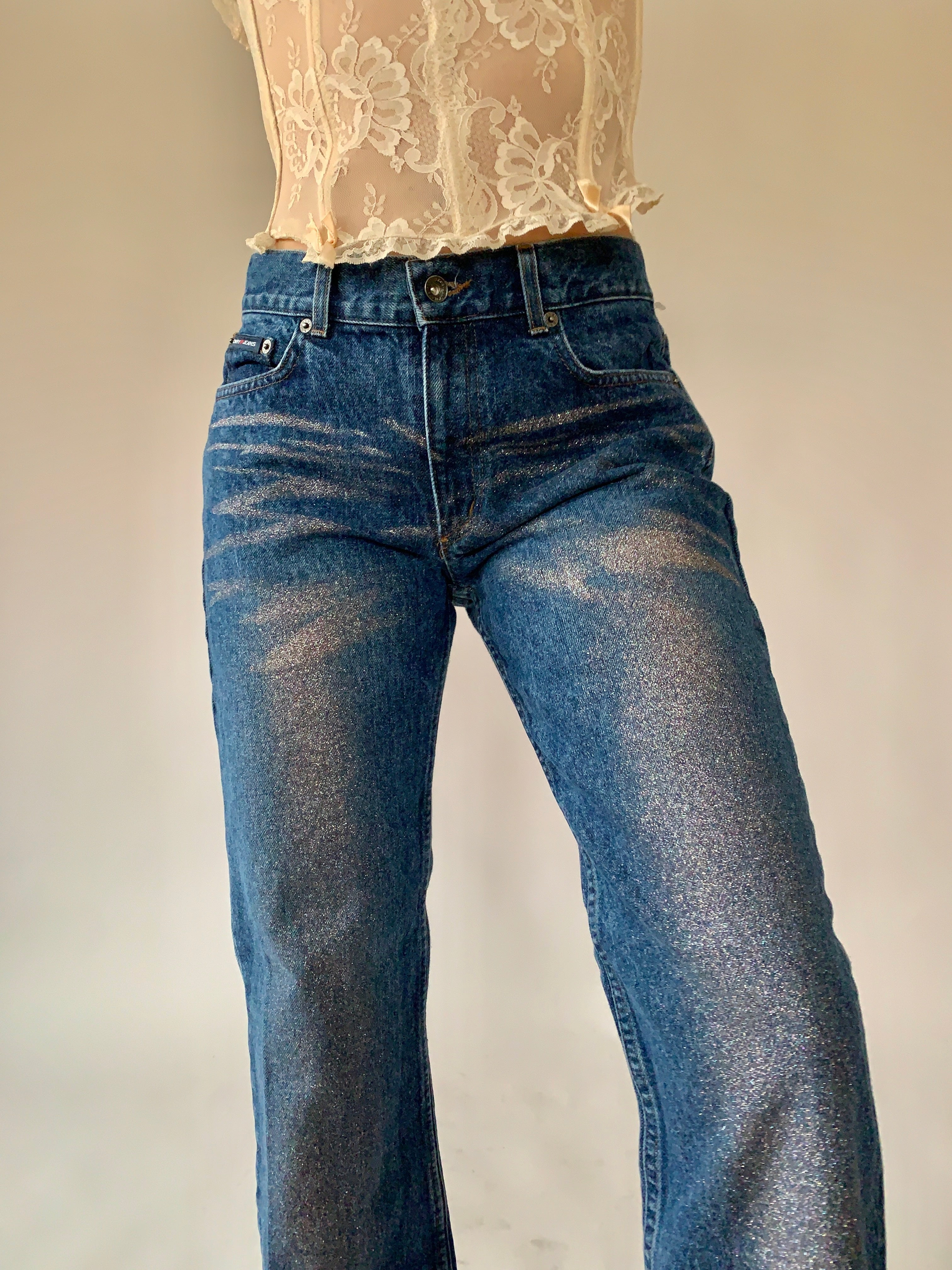 DKNY Glitter Jeans (S)