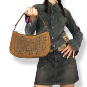 Coach Suede Studded Bag