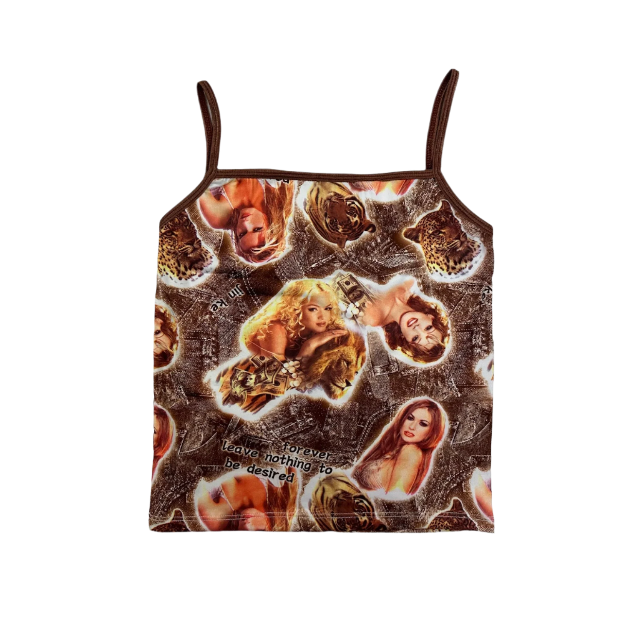 Tiger Pin Up Chick Tank (XS/S)