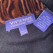 Vivienne Tam Tiger Print Mesh Top (L)