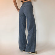 70s Zip Front Bellbottoms (XS)