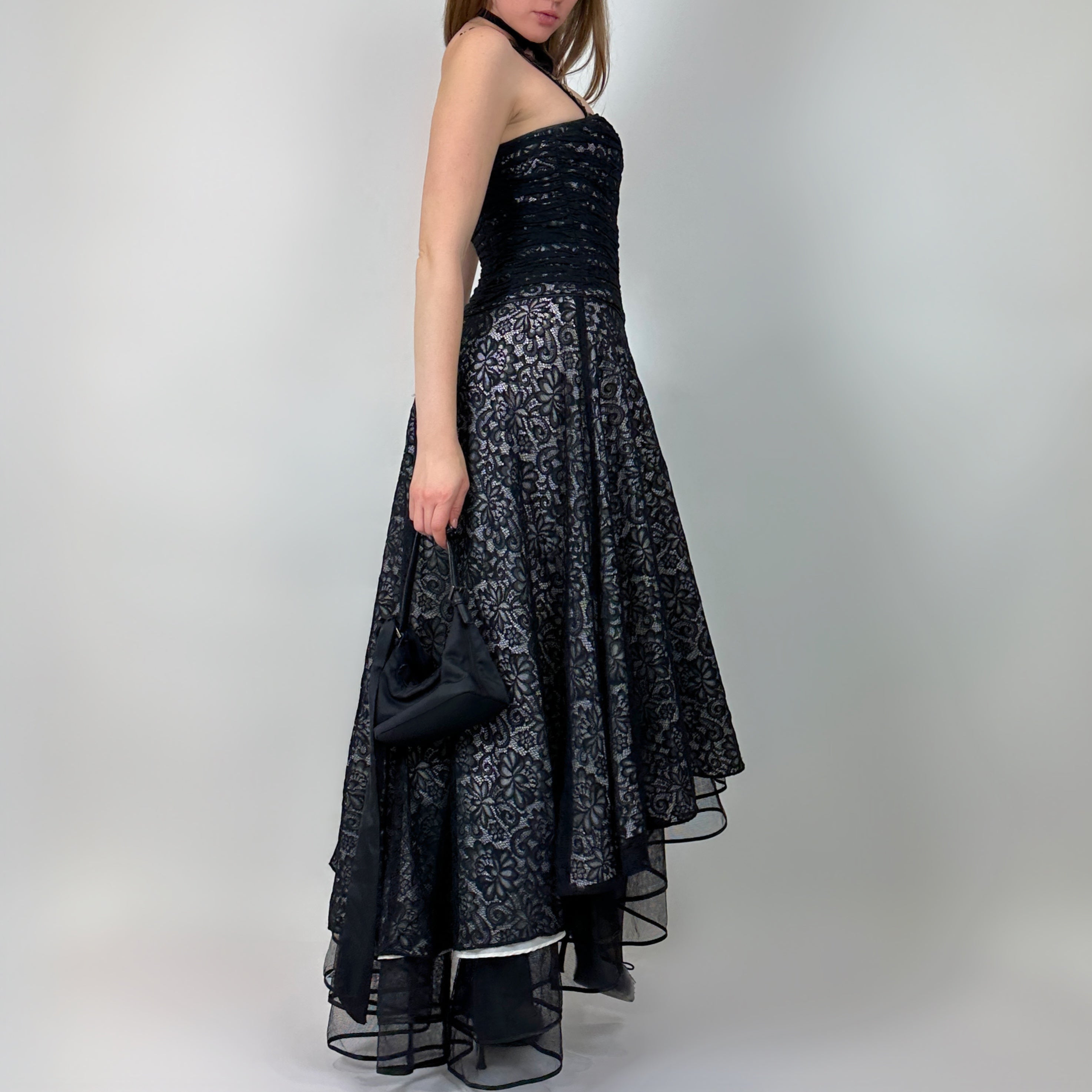 Vintage Lace Drop Waist Gown (S)